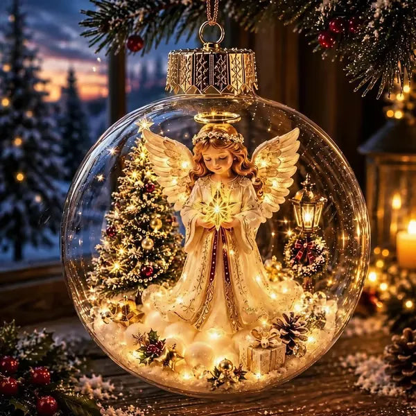 🔥LAST DAY 50% OFF - 🎄Glowing Christmas Diorama Ornament – A Tiny Winter World in Your Hands